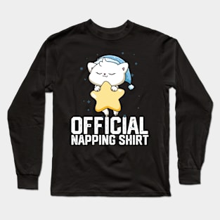 officiall napping shirt Long Sleeve T-Shirt